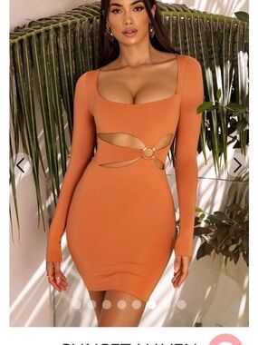 Oh Polly Sunset Heaven Mini Dress